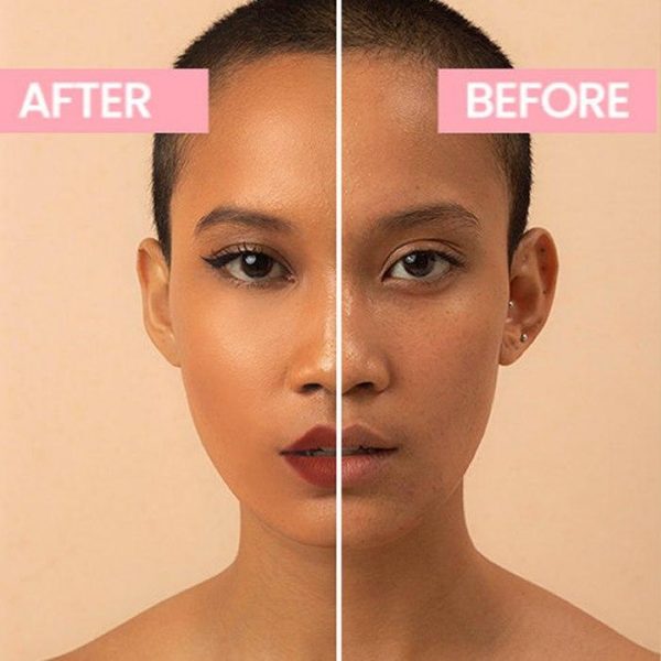 lumecolors foundation_sand_before after