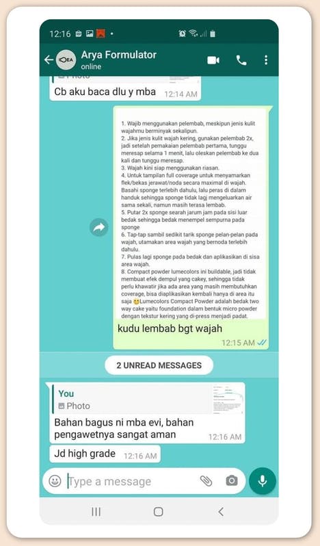 testimoni lumecolors loose powder (1)