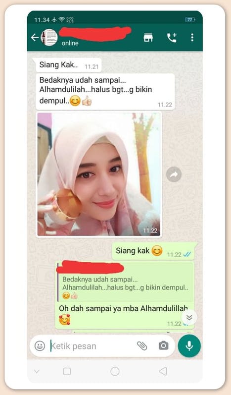 testimoni lumecolors loose powder (8)